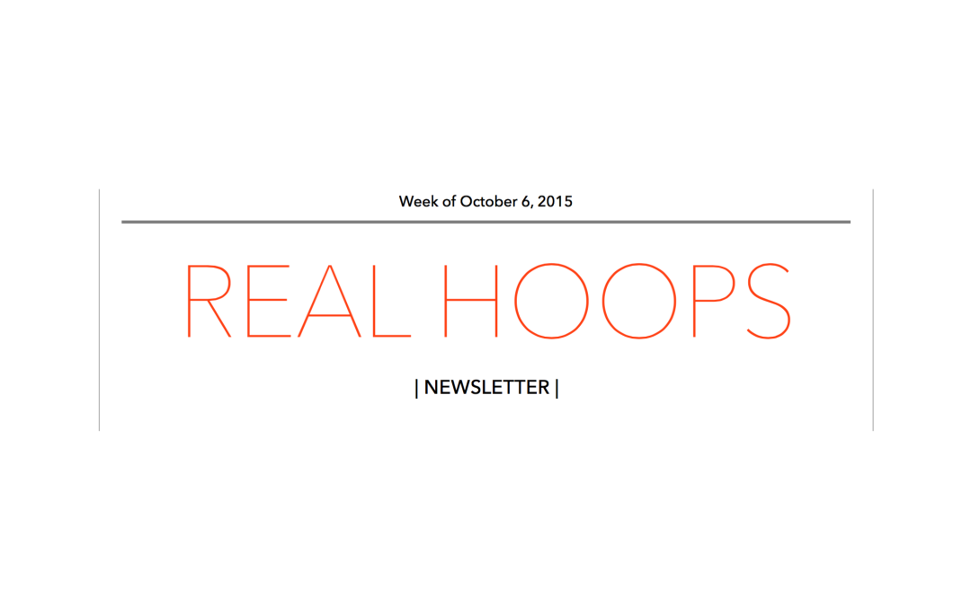 RH Weekly Newsletter (Week of October 6th, 2015)