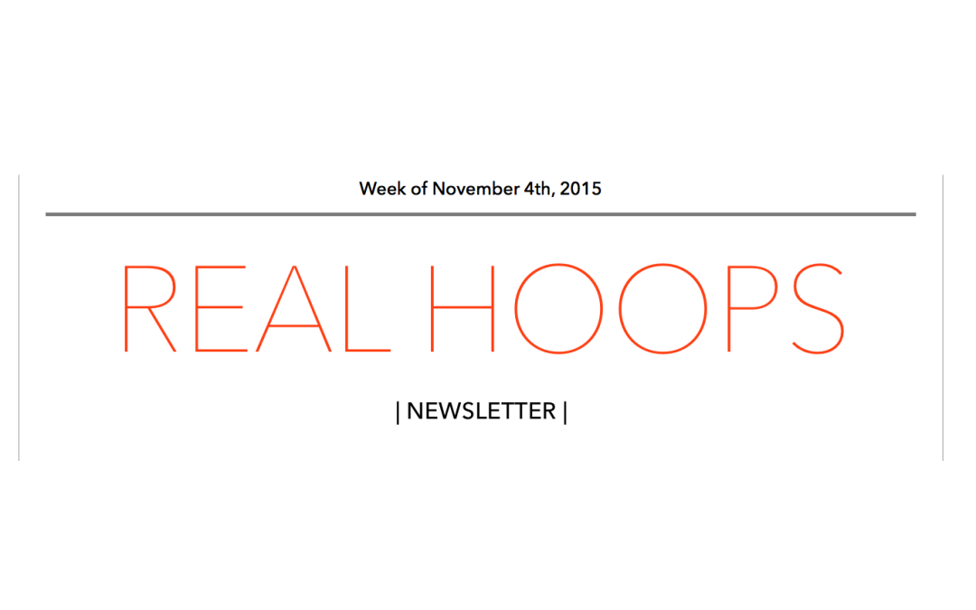 RH Weekly Newsletter (Week of November 4th, 2015)